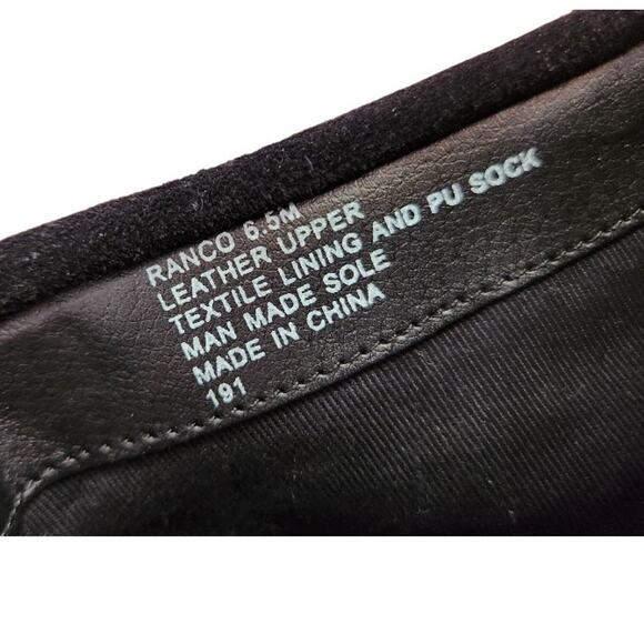 Steve Madden FLIRT Suede Leather Fringe Black Ankle Bootie Boots Size Women 6.5 - Picture 10 of 10